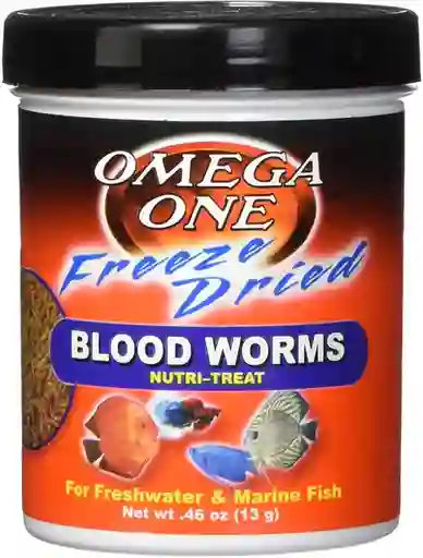 One Omegaalimento Para Pez Blood Worms Gusanos