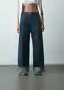 Jean Sea Mujer Azul Indigo Oscuro Talla 6 Naf Naf