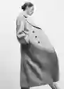 Abrigo Habana Piedra Talla L Mujer Mango
