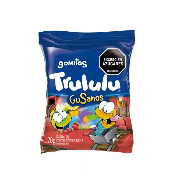 Trululu Goma Gusano Dulce