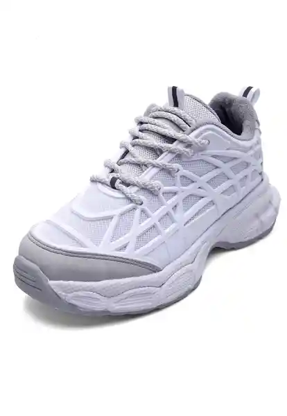 Tenis Dama Blanco-Hielo Baruc Talla 35 Tellenzi