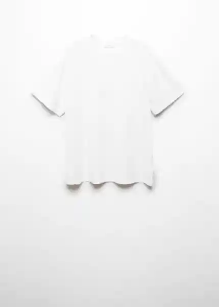 Camiseta Uva6 Blanco Talla 21 Niño Mango