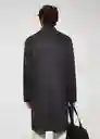 Abrigo Lisburn Gris Talla XXL Hombre Mango