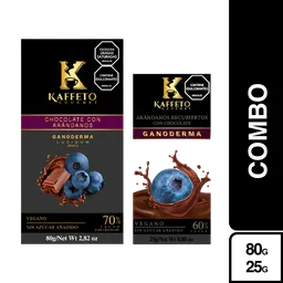 Combo Kaffeto Snack de Arándanos + Kaffeto Chocolate con Arándanos sin Azúcar