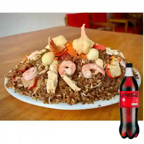 Combo Arroz de la Casa + Coca Cola Sin Azúcar 1.5L
