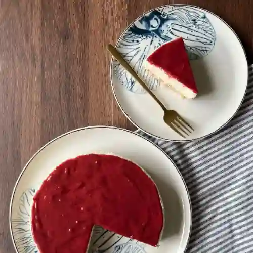 Porción Cheescake Keto Frutos Rojos