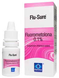 Flu-Sure Suspensión Oftálmica  Fluorometolona (0.1%) 