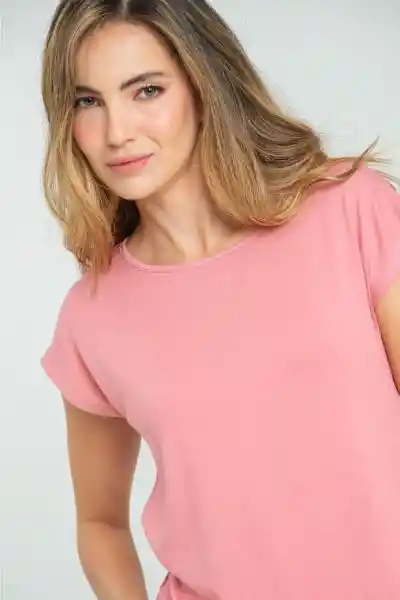 Camiseta Libby Color Rosado Oscuro Talla M Ragged