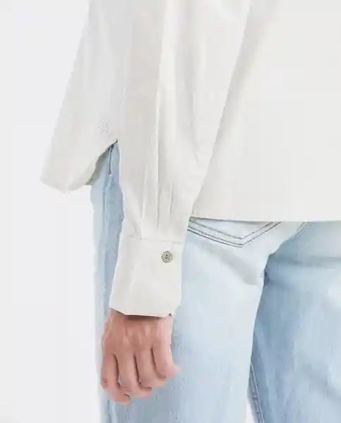 Camiseta Essential Poplin Crudo Beige Claro T L Chevignon