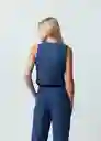 Camisa Spam Mujer Azul Anochecer Ultra Oscuro T S 412G301 Naf Naf