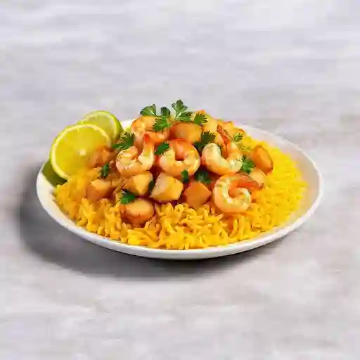 Arroz Pollo Y Camaron