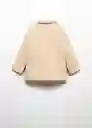 Abrigo Anorak Eleonora Camel Talla 09 Niñas Mango