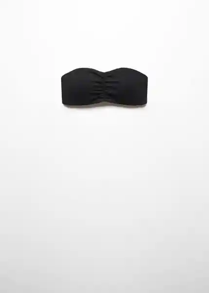 Sujetador Bandeau Negro Talla 21 Niñas Mango