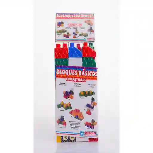 Creaplast Bloques Básicos Malla (36 Piezas)