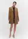 Abrigo Khalo Camel Talla S Mujer Mango