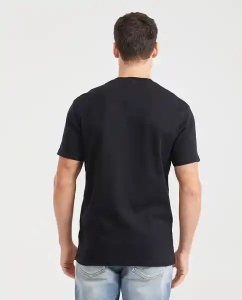 Camiseta Duotono Duck Masculino Negro Sombrio XL Chevignon