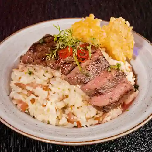 Arroz cremoso de lomo