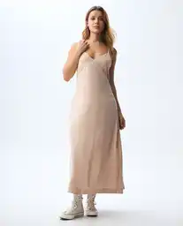 Vestido Mujer Café Talla L 671G001_CAF171330 Americanino