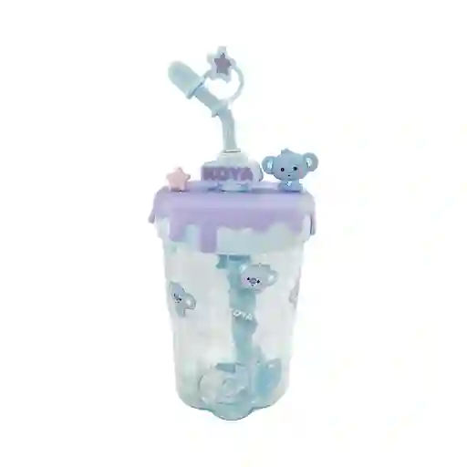 Vaso Con Pitillo Baby Koya 560 mL Serie Bt21 Miniso