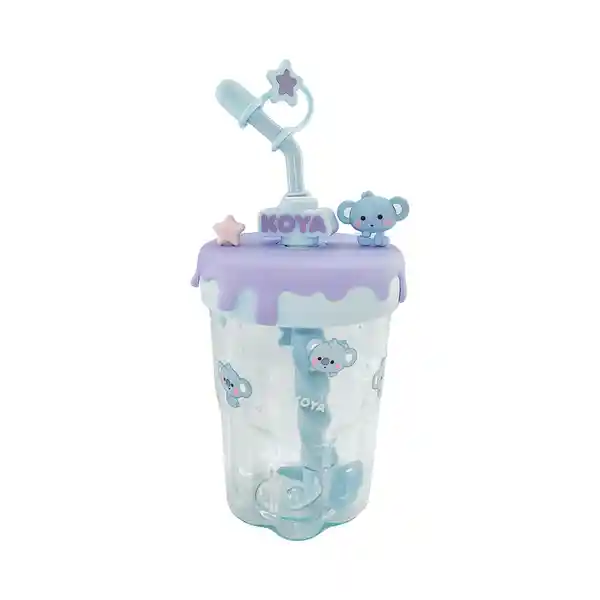 Vaso Con Pitillo Baby Koya 560 mL Serie Bt21 Miniso