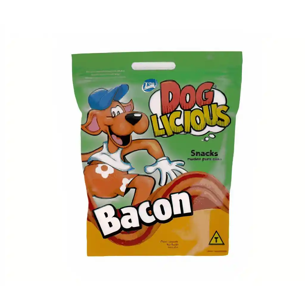 Dog Licious Snack  Bone Bacon X 80 Gr