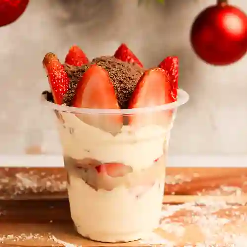 Fresas con Crema + Chocolate Negro