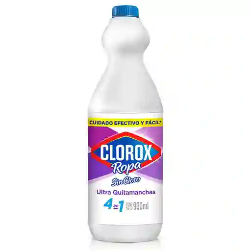 Quitamanchas Sin Cloro Clorox Ropa 4 en 1 Blanca 930 mL