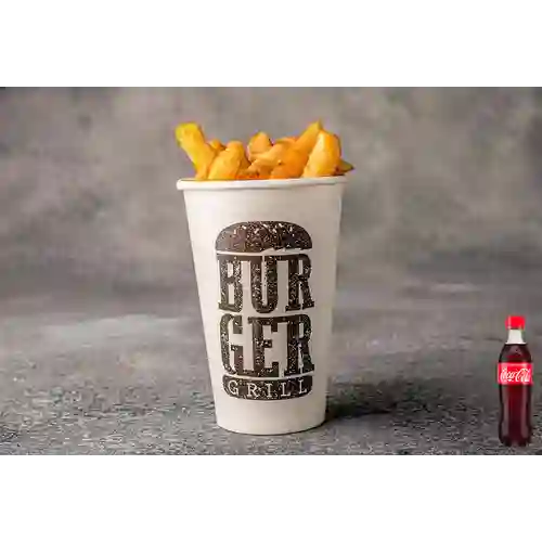 Combo Papa Francesa Apanadas +Cocacola Orig 400ml