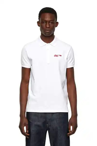 Diesel Camiseta Polo T-Weet-B2 Blanco Talla S