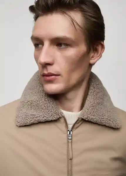 Chaqueta Noah Beige Talla L Hombre Mango