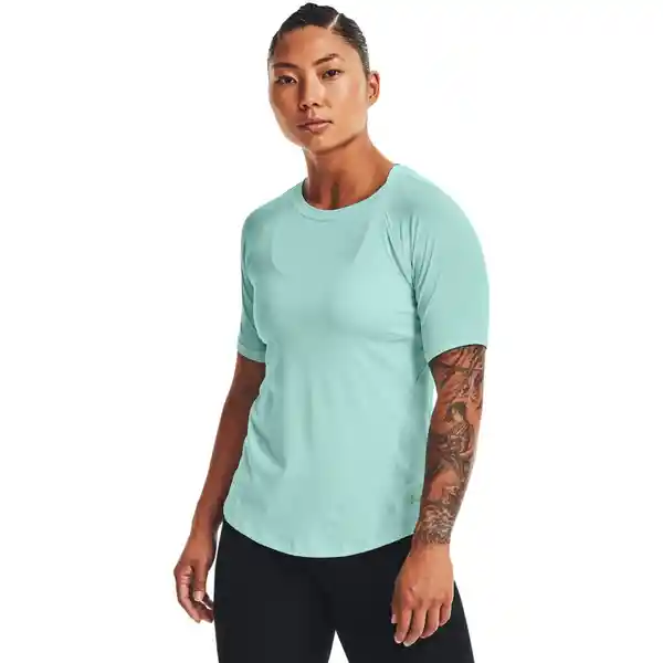 Under Armour Camiseta Rush Mujer Azul T. LG Ref: 1368178-936