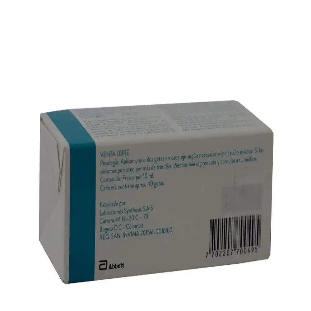 Lacrisyn Solución Oftálmica Estéril (4 mg/ 3 mg)