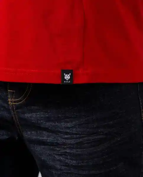 Camiseta Comfort Hombre Rojo Rubi Oscuro Talla XXL 87182 Rifle