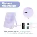 Ventilador Plegable Morado Miniso