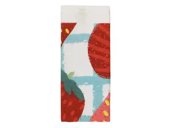 Paño de Cocina Velour Fresas Casaideas