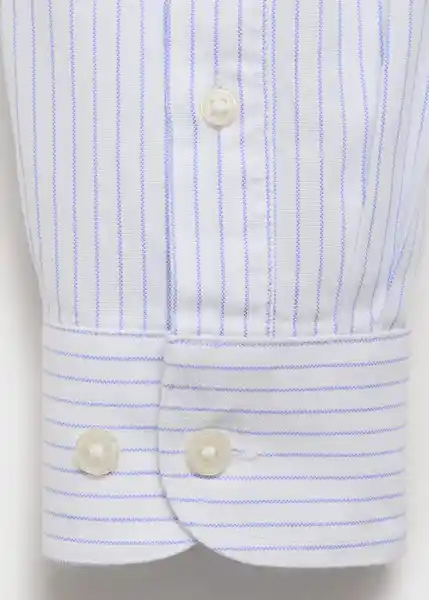 Camisa Kodak Blanco Talla M Hombre Mango