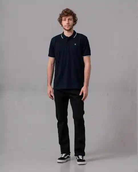 Camiseta Polo Hombre Azul Pacifico Ultraoscuro T XXL 82207 Rifle