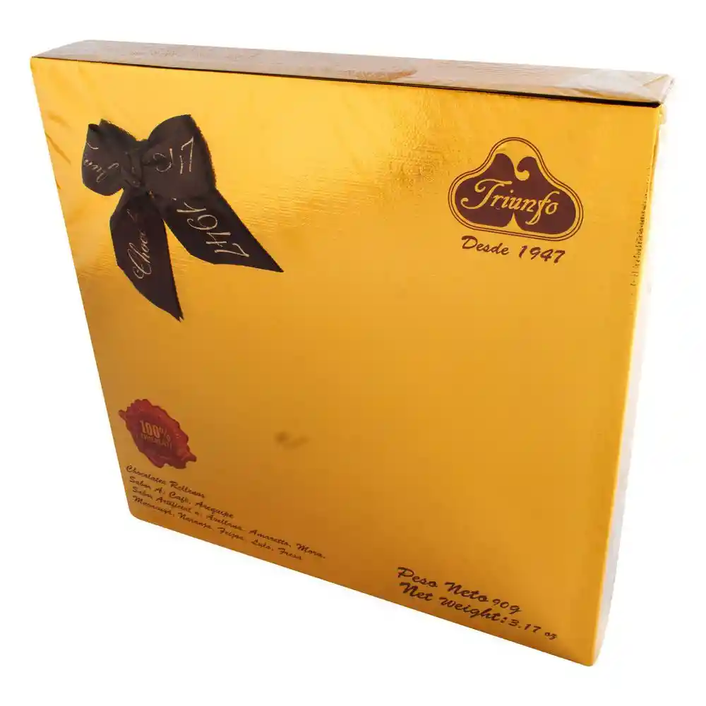 Triunfo Chocolates Estuche Dorado