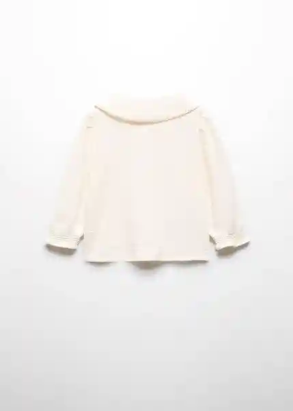 Blusa Bibi Offwhite Talla 67 Niñas Mango