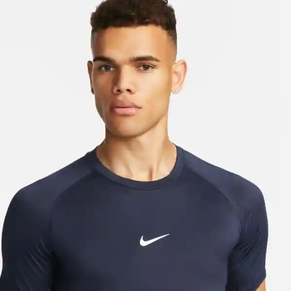 Nike Camiseta M Np Df Tight Top Hombre Azul L Fb7932-451