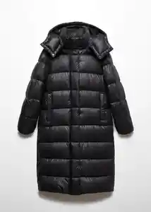 Abrigo Anorak Winter Negro Talla XS Mujer Mango