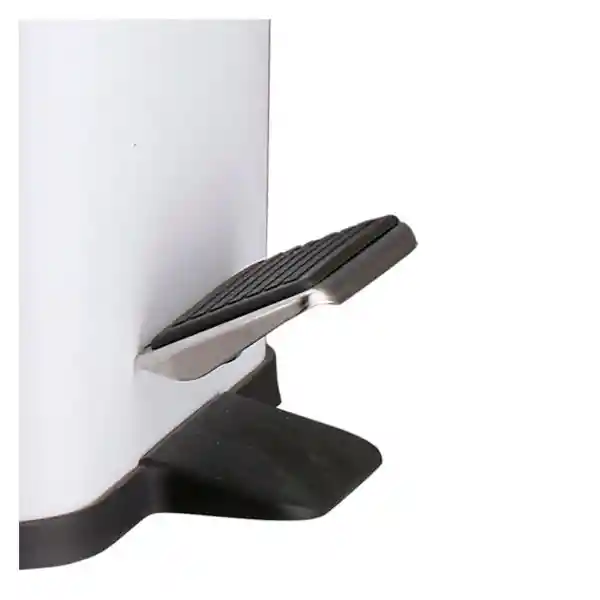 Cotidiana Basurero Pedal Blanco 3 L