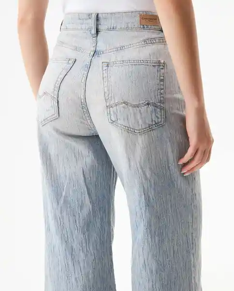 Jean Special Fit Wide Leg Cl Azul Cristalino Claro T 8 Chevignon