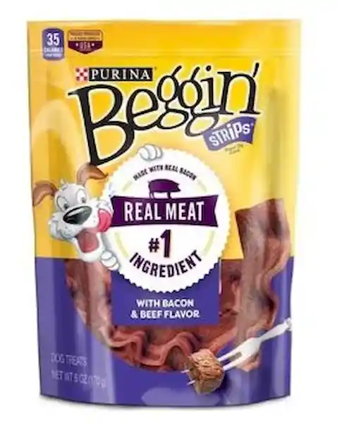 Beggin Strips Snack Para Perro Bacon Beef 170 g