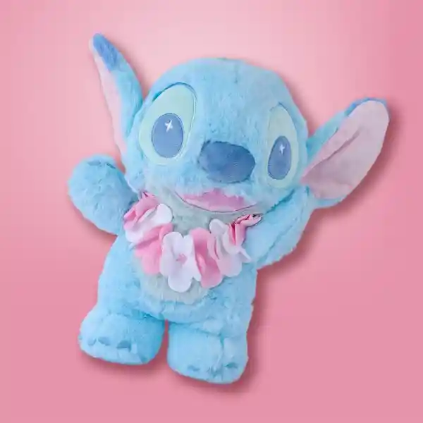 Peluche de Stitch Con Collar Flores Disney Lilo & Stitch Miniso