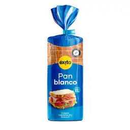 Éxito Pan Tajado Blanco XL 