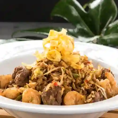 Combo arroz chaufa martierra +cocacola