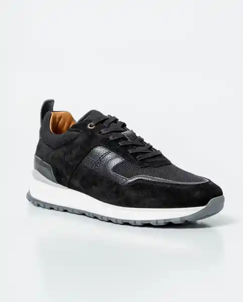Tenis Runner Refined Negro Sombrío Ultra Oscuro 38 Chevignon
