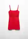 Vestido Ariel-H Rojo Talla Xl Mujer Mango