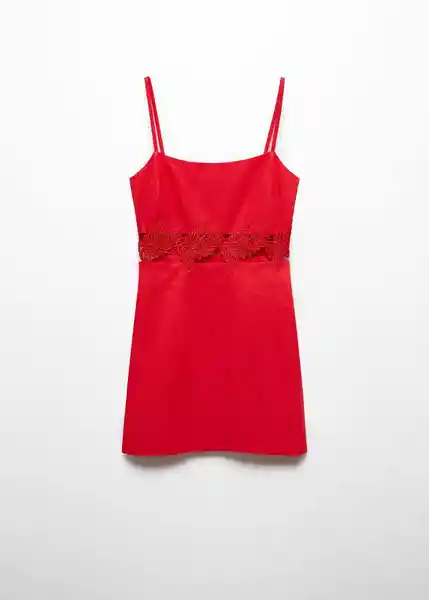 Vestido Ariel-H Rojo Talla Xl Mujer Mango